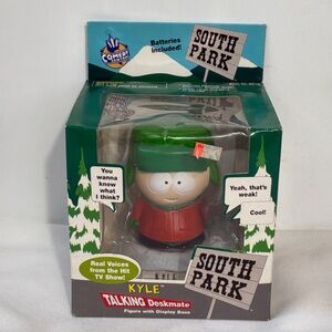 Vintage 1998 South Park KYLE Talking Deskmate Display Figure NWT